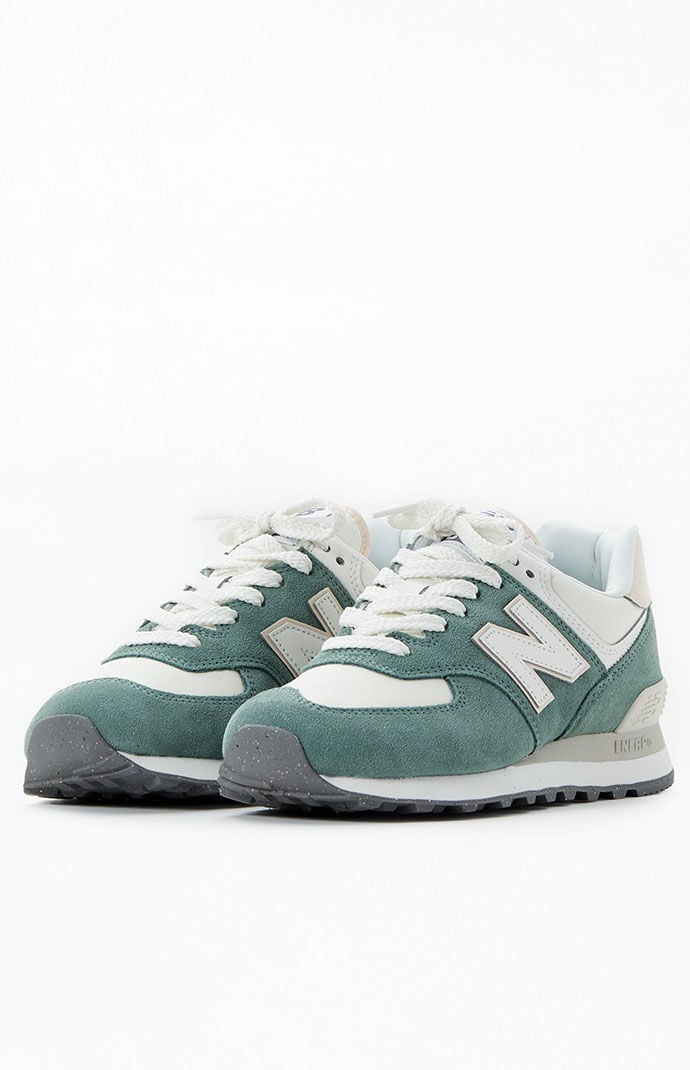 Womens new balance 574 clearance green