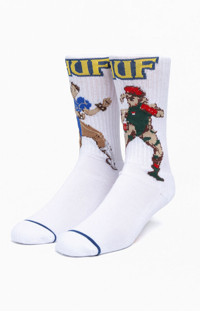 x Street Fighter Crew Socks