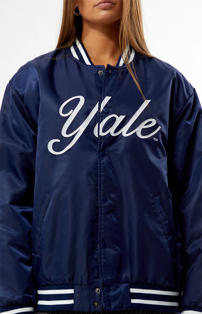 HYPE & VICE Yale Bulldogs A-Game Varsity Bomber Jacket | PacSun