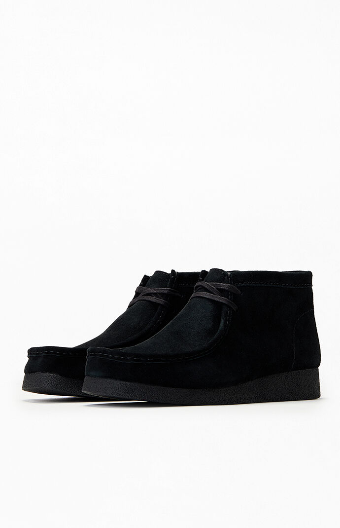 Clarks Black Suede Wallabee Evo Shoes | Pacsun Clarks Black Suede Wallabee Evo Shoes | Pacsun