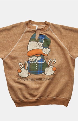 '90s Incompatible with Mornings Sweatshirt image number 3