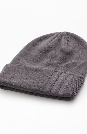 Gray Offset 3-Stripes Beanie image number 3