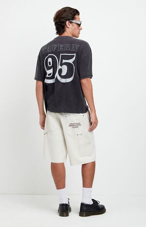 Parker Baggy Jean Shorts Carpenter Cream image number 1