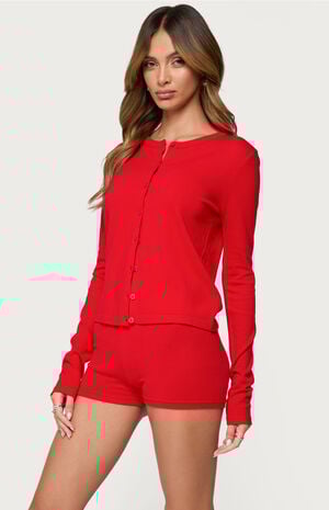 Maycee Button Up Knit Cardigan image number 2