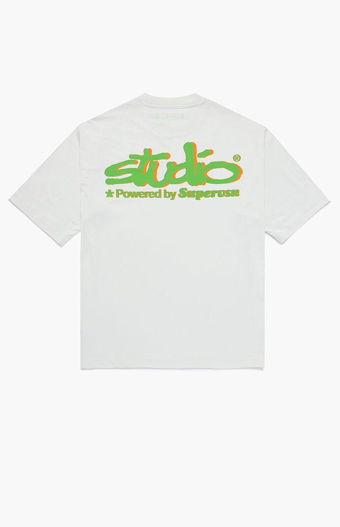 【CPGN STUDIO】Delight Logo Short Sleeve T-shirt Studio by Supervsn Script Layer T-Shirt | PacSun