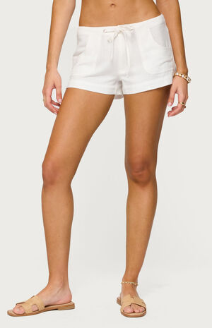 Hollis Linen Look Shorts image number 2