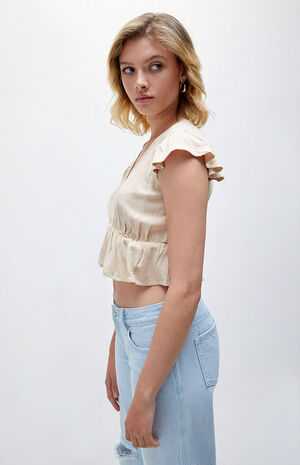 Babydoll Linen Top image number 2