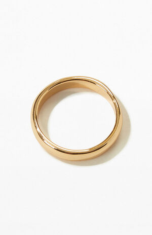 Smooth Gold Ring image number 2