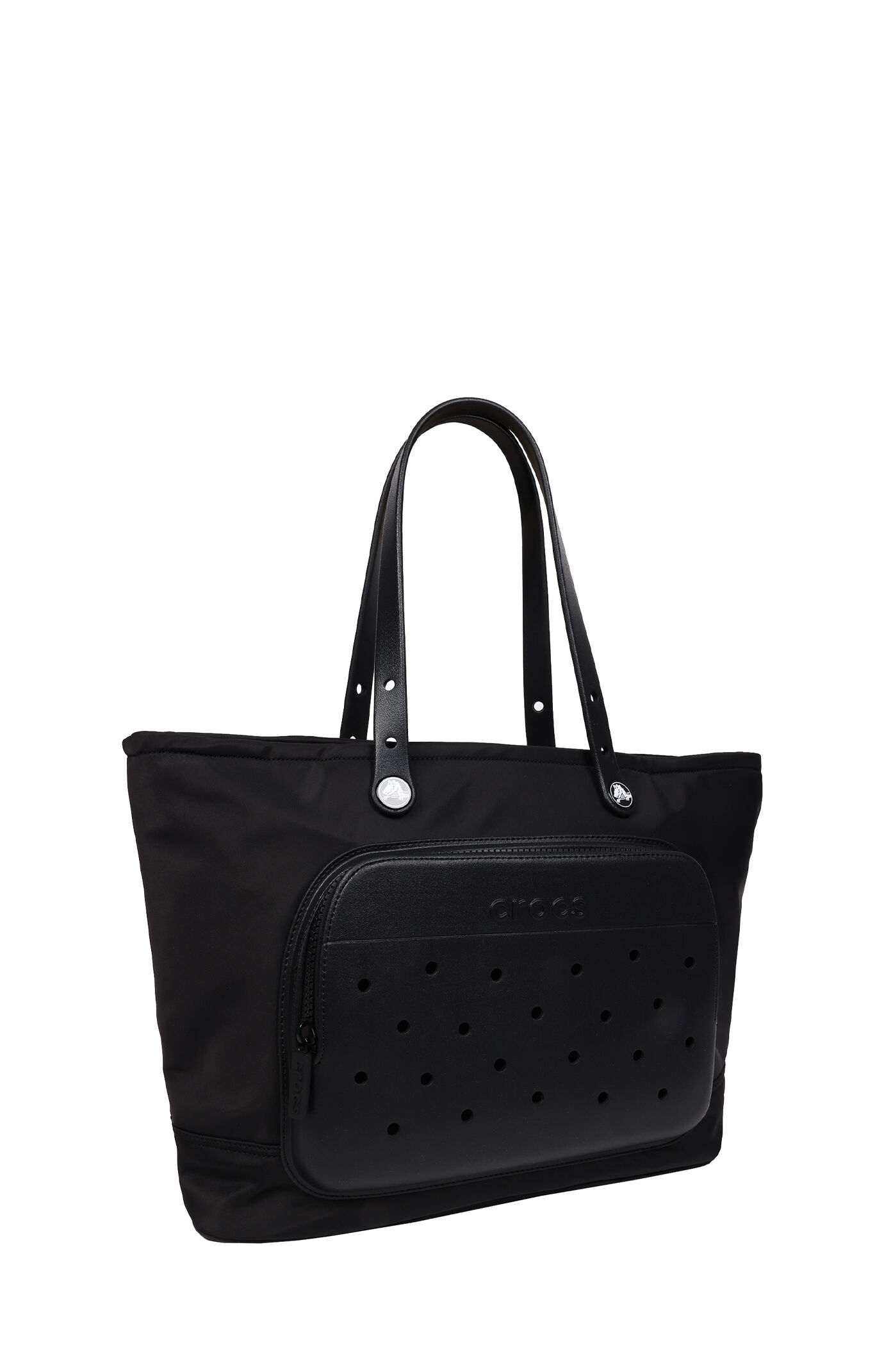 Crocs Black Pocket Large Tote Bag