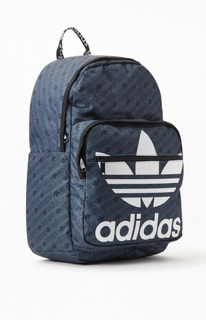 Charcoal Print Trefoil Pocket Backpack image number 4