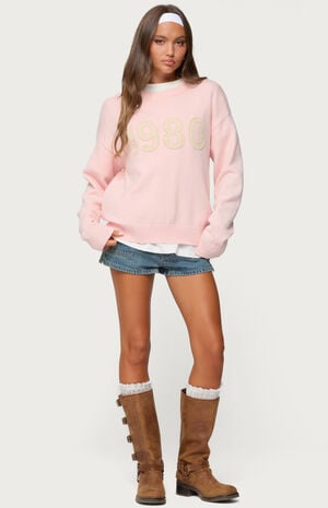 1980 Oversized Knit Sweater image number 4