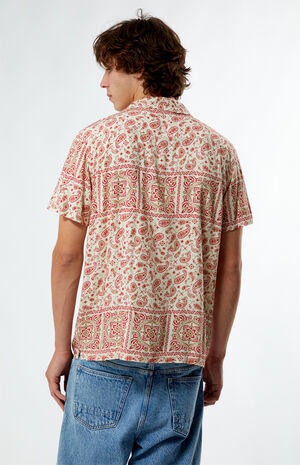 Red Paisley Camp Shirt image number 3