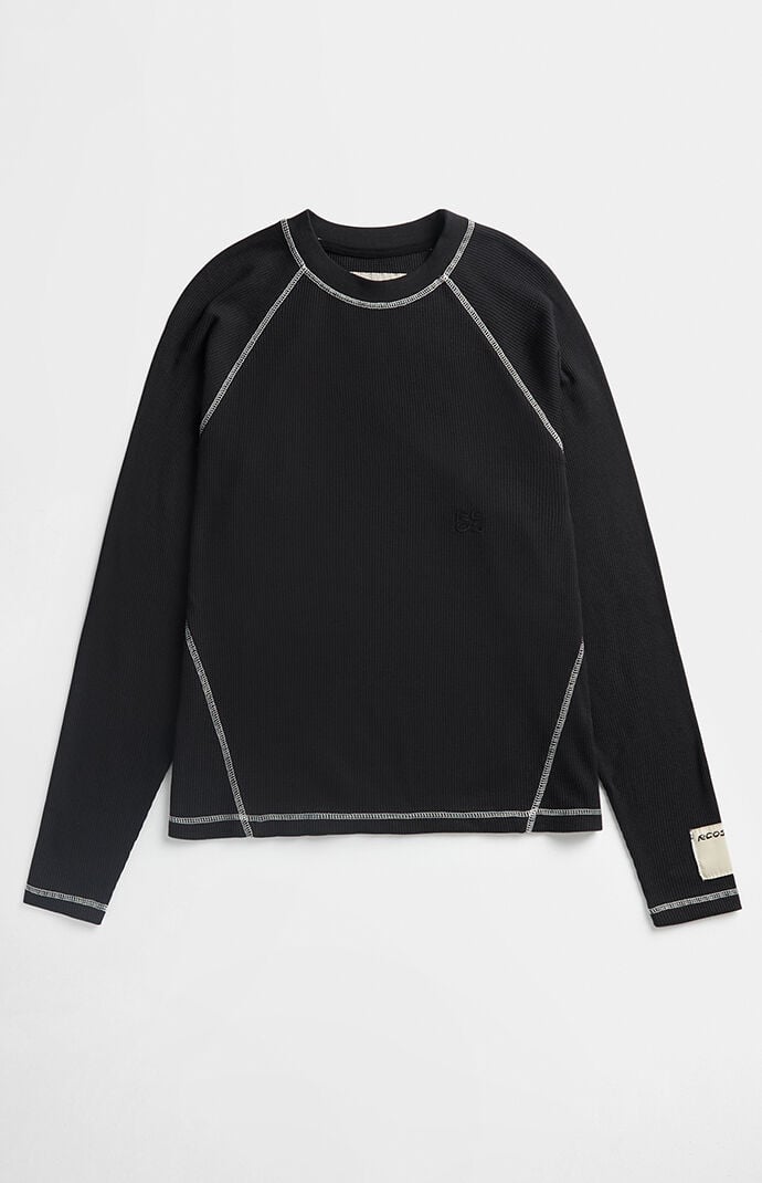 【DISCERNMENT】Gallery Waffle Long Sleeve Knit T-shirt RC Outdoor Supply Long Sleeve Waffle Knit T-Shirt | PacSun