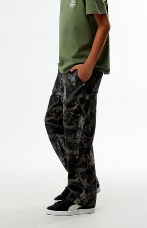 Baggy Pants Black Camo Carpenter image number 3