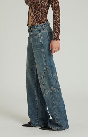 Casey Star Low Rise Baggy Jeans image number 3