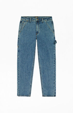 Blue Denim Cargo Pants image number 1