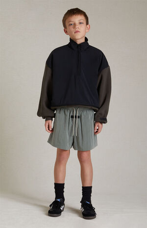 Essentials Seal Crinkle Nylon Running Shorts image number 1