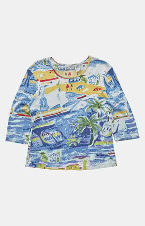 2000s Beach  Baby Graphic Top image number 1