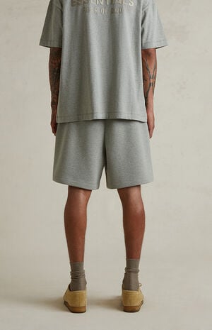 Concrete Heather Soccer Fleece Sweat Shorts image number 4