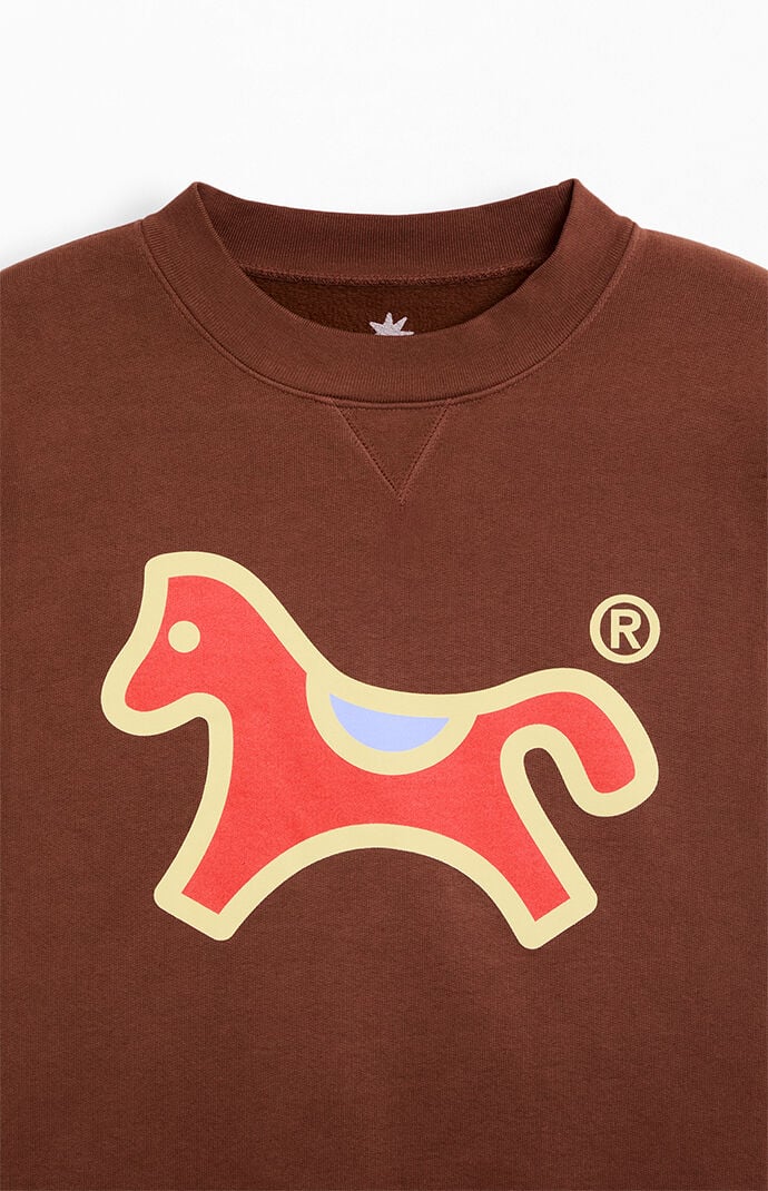 UNDER A BURNING SUN Logo Crew Neck Sweatshirt