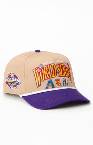 2001 World Series Diamondbacks vs Yankees Snapback Hat image number 1