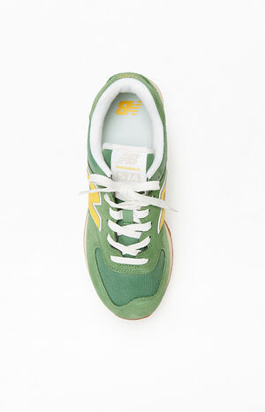 Women's Green 574 Sneakers image number 5