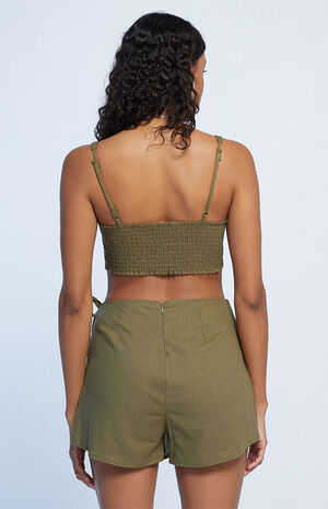Linen Skort image number 4