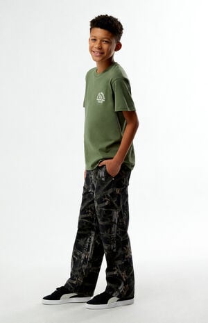 Camo Carpenter Baggy Pants Black image number 1