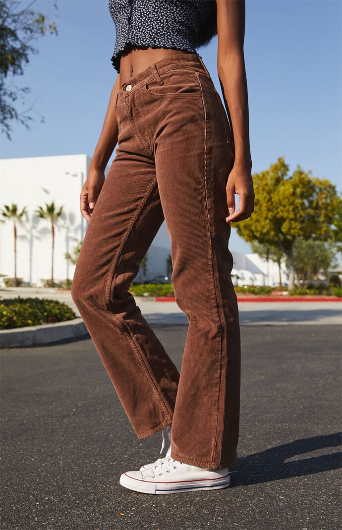 Brown corduroy pants pacsun clearance