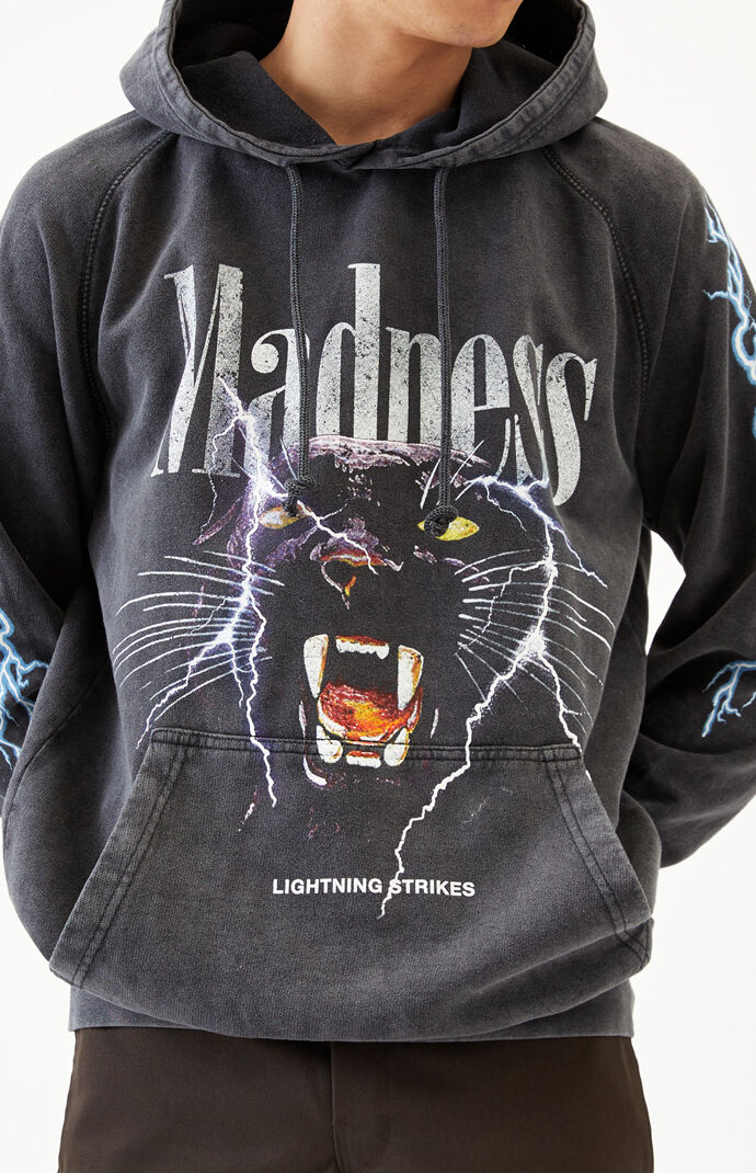 Washed Lightning Strikes Hoodie