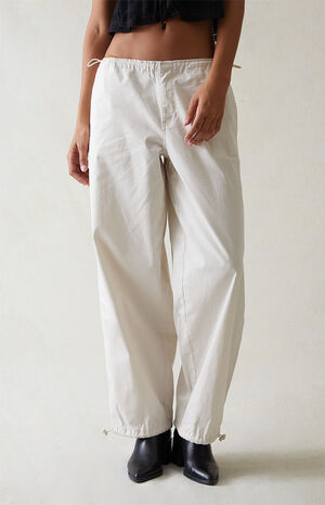Sand Low Rise Parachute Pants image number 1