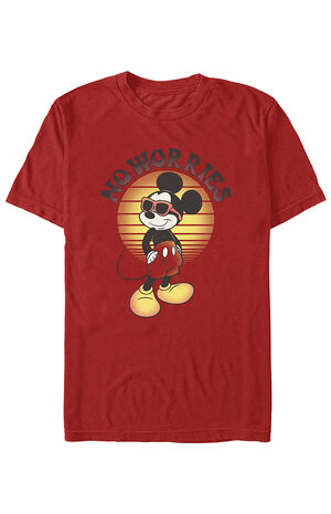 Disney Mickey Mouse No Worries T-Shirt image number 1