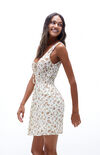 Eco Smocked Waist Mini Dress Eco Smocked Waist Mini Dress image number null