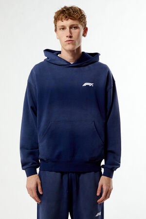 x Pacsun Las Vegas Washed Blue Logo Hoodie image number 1
