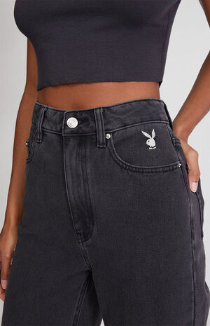 By PacSun Black Boyfriend Jeans image number 5