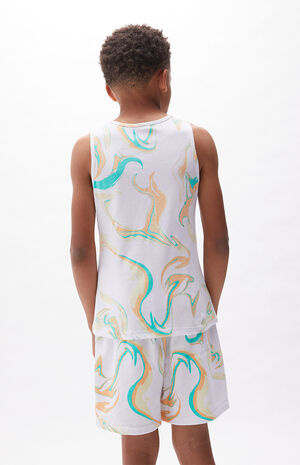 Marble Print Tank Top image number 4