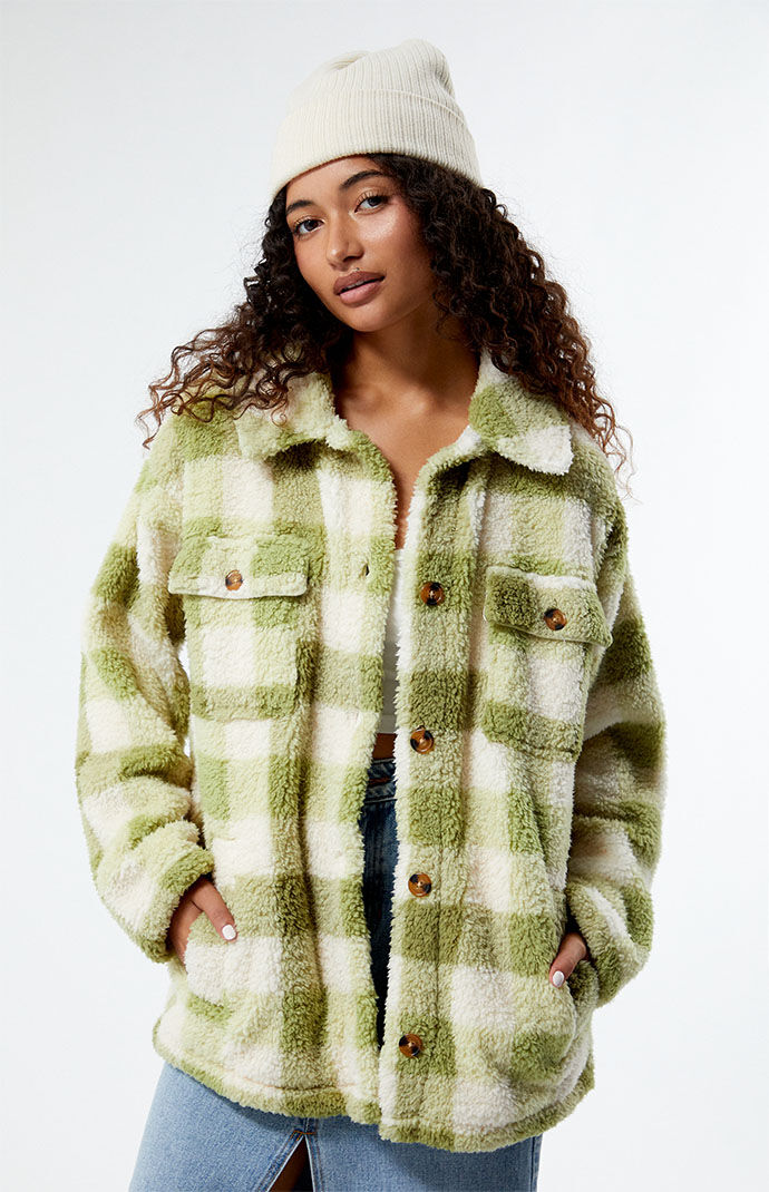 Teddy bear jacket new arrivals pacsun