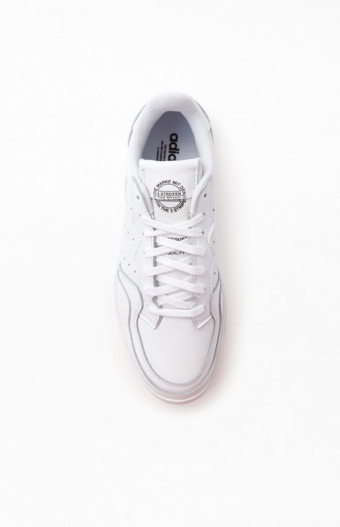 adidas White Supercourt Shoes PacSun