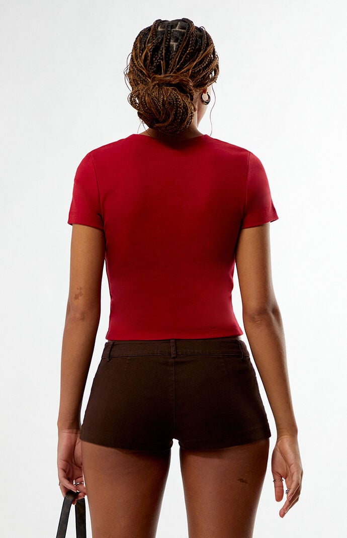 Pacsun Stretch Twill Micro Shorts