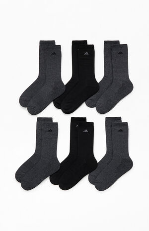 6-Pack Trefoil Crew Socks image number 1