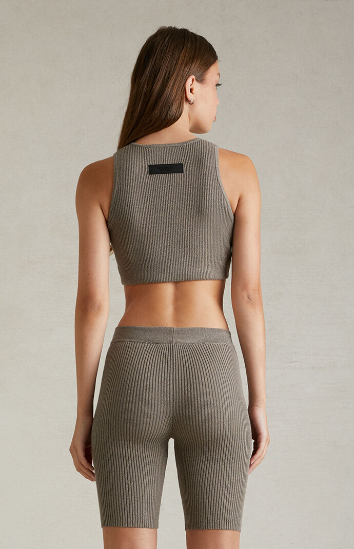 Fear of God Essentials Women's Heather Grey Sweater Knit