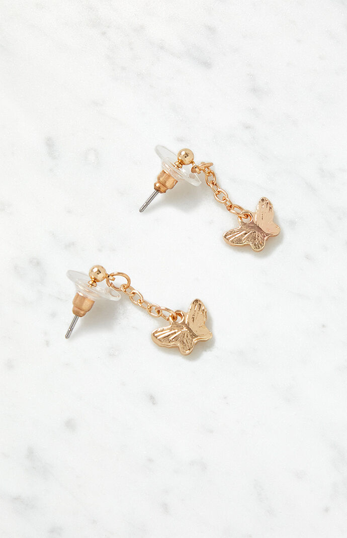 Pacsun butterfly earrings sale
