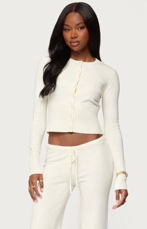 Montanna Rib Knit Cardigan image number 1