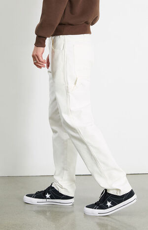 Relaxed Straight Leg Heavyweight Duck Carpenter Jeans image number 3