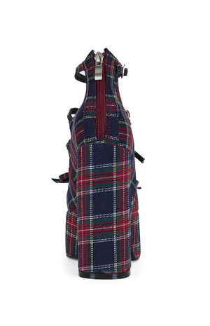 Georgina Plaid Platform Mary Jane Shoes image number 3