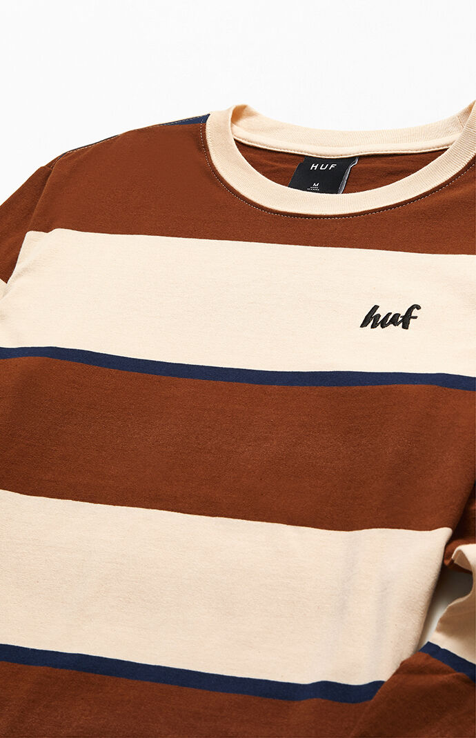 Huf striped shirt long sleeve online