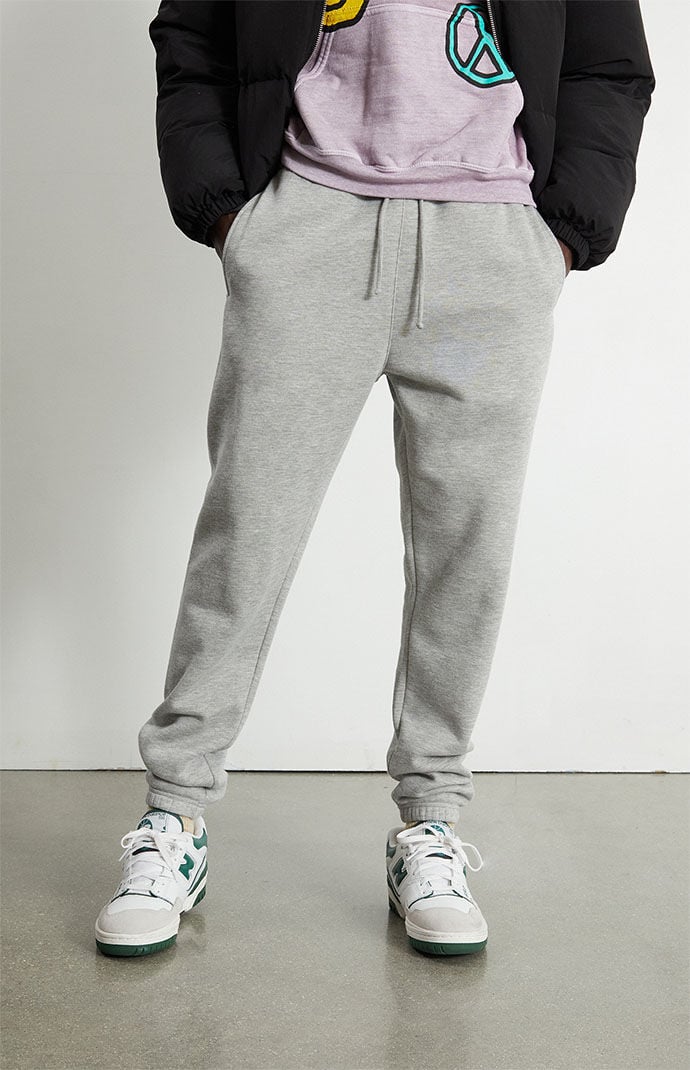 Grey sweatpants pacsun deals