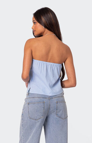 Toby Striped Tube Top image number 6