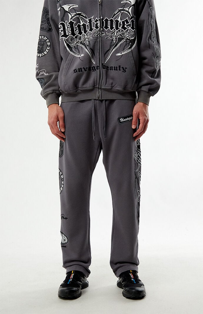 Pacsun Untamed Fleece Straight Leg Sweatpants