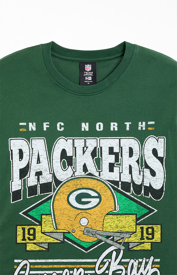 Tシャツ・カットソー New Era NFL Green Bay Packers Team Logo T-Shirt Botanical Ga Green Bay Packers Logo Select T-Shirt – New Era Cap